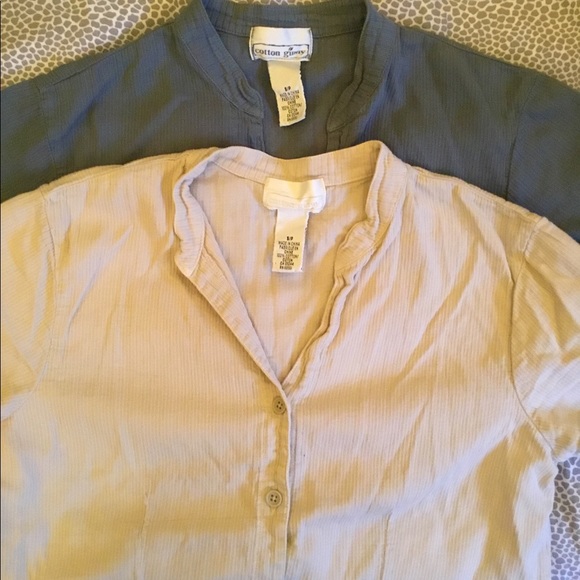 SET OF COTTON GINNY TOPS - Picture 2 of 6